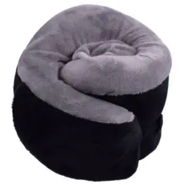 Memory Foam Travel Pillow Rolled Up